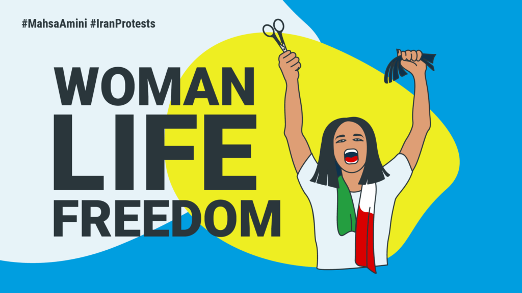 Cover image for the post: Arise! Not only in Berlin, but worldwide. The people of Iran need our support!