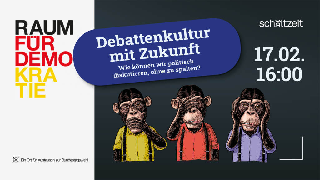 Titelbild zum Beitrag: Raum für Demokratie bei Schaltzeit