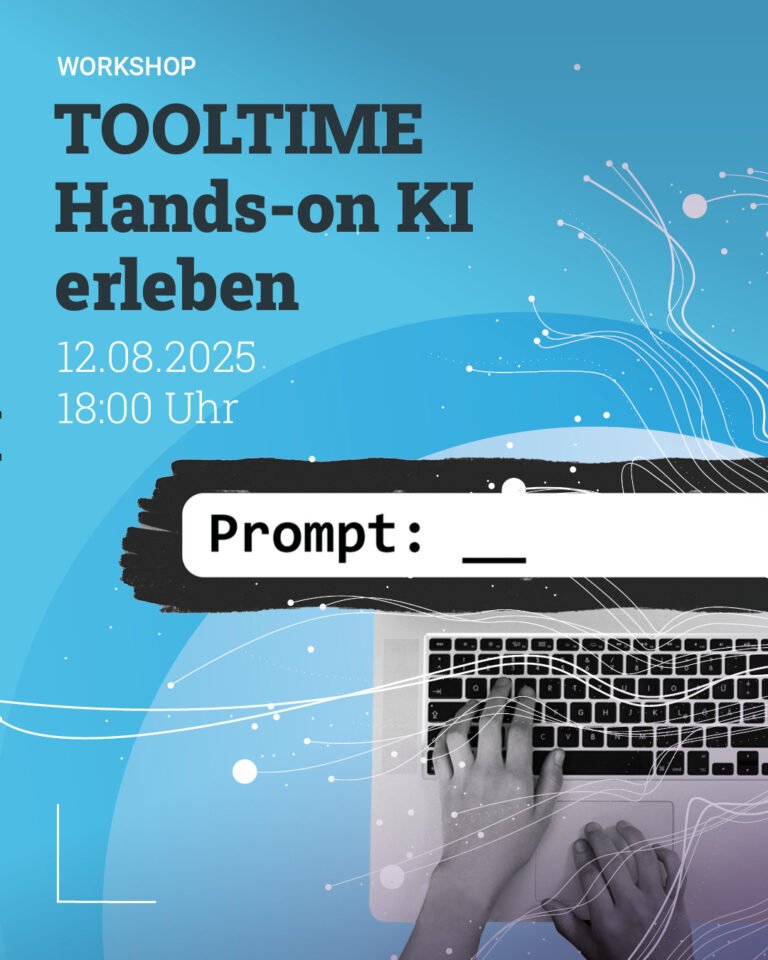 Veranstaltungsbild: TOOLTIME – Hands-on KI erleben