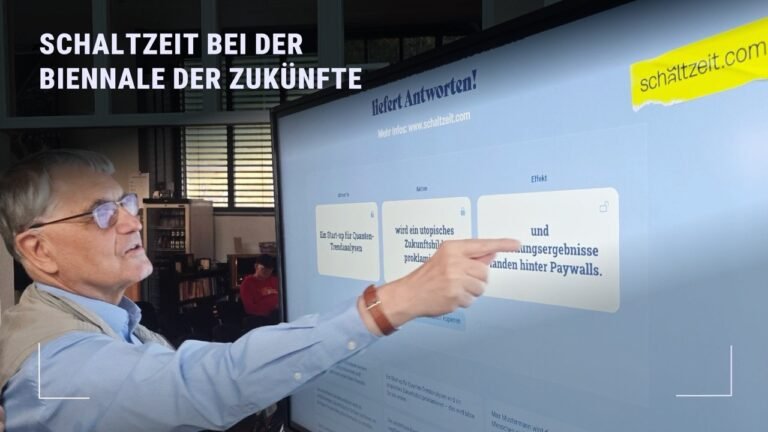 Cover image for the post: Biennale Futura: Schaltzeit at the festival of futures