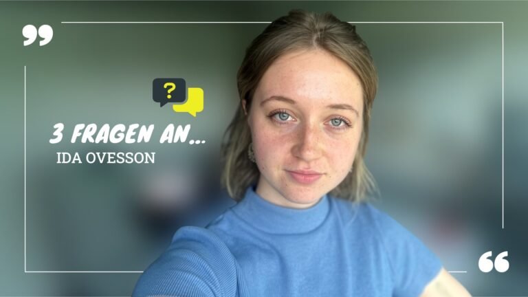 Cover image for the post: 3 questions for… Ida Ovesson