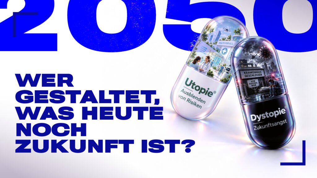 Titelbild zum Beitrag: Versorgung 2050: Wer gestaltet, was heute noch Zukunft ist?. AI was involved in creating this.